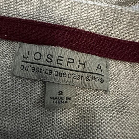 Quest-Ce Que C'est? Joseph H Silk Duster Cardigan Sweater - Picture 7 of 7